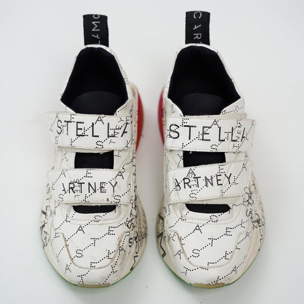 Stella Mccartney Graffiti Rainbow Vegan Leather Sneakers